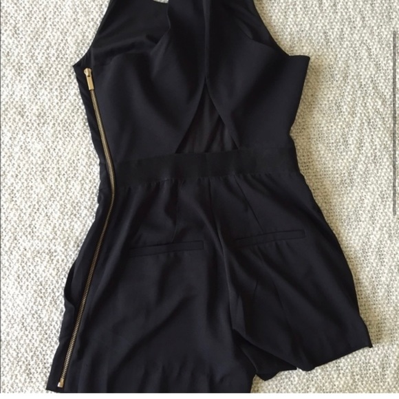 Rachel Roy Black Sleeveless shorts Jumpsuit XS - Picture 3 of 6